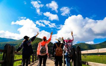星瑞国际健康产业集团组织部分老员工赴泸沽湖等景区旅游